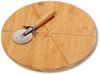 KESPER 58465 Pizzateller 2er Set, 32 cm aus Bambus, mit extra Pizzaschneider / Holzteller Bild 2