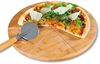 KESPER 58465 Pizzateller 2er Set, 32 cm aus Bambus, mit extra Pizzaschneider / Holzteller Bild 3