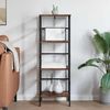 vidaXL Bücherregal Geräucherte Eiche 40 x 29,5 x 115 cm Holzwerkstoff 883906 Bild 4