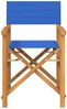 vidaXL Regiestuhl Klappbar Blau Massivholz Teak 4008509 Bild 3