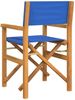 vidaXL Regiestuhl Klappbar Blau Massivholz Teak 4008509 Bild 5