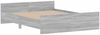 vidaXL Bettgestell mit Kopf- und Fußteil Grau Sonoma 150x200 cm 3203759 Bild 3