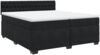 vidaXL Boxspringbett mit Matratze Schwarz 200x200 cm Samt 3286410 Bild 2