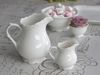 Chic Antique Milchkännchen Sahnekännchen Kanne Porzellan Provence Weiß 63008901 Bild 2