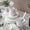 Chic Antique Milchkännchen Sahnekännchen Kanne Porzellan Provence Weiß 63008901 Bild 3