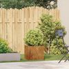 vidaXL Pflanzkübel Rostig 40x40x40 cm Wetterfester Stahl 860667 Bild 3