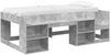 vidaXL Kinderbettgestell mit Stauraum Betongrau 98,5 x 200 cm 3422614 Bild 2