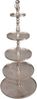 Lesli Living Dekoetagere Etagere Brush 140cm Aluminium gebürstet Silber 5-lagig Servierständer Bild 4