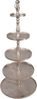Lesli Living Dekoetagere Etagere Brush 140cm Aluminium gebürstet Silber 5-lagig Servierständer Bild 3
