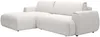 Vente-unique - MONELIA Sofa Stoff Weiß - B 167 cm x H 81 cm x L 270 cm Bild 3