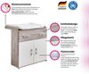 OTTO home Babyzimmer-Komplettset Rieke Bis ins Jugendalter, toll für kleine Zimmer, (Spar-Set, 4-tlg, Kinderbett, Schrank 3 türig, Wickelkommode + Unterbauregal), Made in Germany, Blauer Engel zertifiziert, zeitloses Design Bild 4