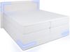 wonello Boxspringbett Arizona, mit LED Beleuchtung und Topper, wahlweise mit Bettkasten Bild 2