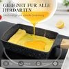 GiPP Tamagoyaki Pfanne Induktion 18x13 cm Granit-Antihaftbeschichtung Grau Bild 4