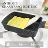 GiPP Tamagoyaki Pfanne Induktion 18x13 cm Granit-Antihaftbeschichtung Grau Bild 5