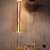 ZMH Wandlampe LED Wandleuchte Holz - 16W Flurlampe Innen 100CM Warmweiß Treppenhauslampe Modern Wohnzimmerlampe Design Schlafzimmerlampe Wandbeleuchtung für Wohnzimmer Schlafzimmer Flur Treppenhaus Bild 5