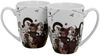 DUO ANIMALS 2er-Set Becher 380 ml CATS FAMILY New Bone China Porzellan Bild 2