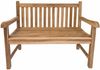 Stabile Bank Gartenbank Picadelly 120 cm in Premium Teak mit Armlehne Bild 3