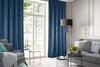 Samtvorhang Velours Vorhänge zum Wohnzimmer Prachtvoll Elegant blau 140x270 cm Kräuselband Bild 5