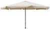 XXL Alu Sonnenschirm Ø 4 m Kurbelschirm Gartenschirm Marktschirm Krempe beige Bild 2