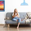 Relaxdays Beistelltisch in C-Form mit Ablagefach Bild 4