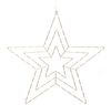KONSTSMIDE No. 1801-993 Micro LED Silberstern 64cm 112 bernsteinfarbene Dioden IP20 Bild 5