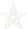 KONSTSMIDE No. 1801-993 Micro LED Silberstern 64cm 112 bernsteinfarbene Dioden IP20 Bild 4