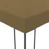 vidaXL Gartenpavillon, 180 g/m², Stahl/Polyester Taupe, 6 x 3 x 2,7 m Bild 4