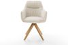 Esszimmerstuhl Pejo-Flex Cord Beige Holzgestell kantig Natur Taschenfederkern Bild 2
