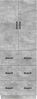 vidaXL Schrankset 2 pcs Betongrau 66 x 34,5 x 87 cm Holzwerkstoff 3416802 Bild 4