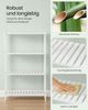 SONGMICS Badezimmerregal, Bambus weiß, 60 x 26 x 100 cm Bild 4