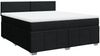 vidaXL Boxspringbett mit Matratze Schwarz 180x200 cm Stoff 3287142 Bild 2