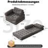 LITBIRD Schlafsofa faltbar, 4-in-1 Multifunktionssofa, Sitzsack-Sofa, Relaxsessel, 1 Teile, Spielsofa & Gästebett für kleine Räume Bild 2