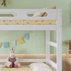 Etagenbett mit 2 Schlafgelegenheiten und Lattenrost, 90x200 cm, Kinderbett mit Rausfallschutz, umbaufähig zu 2 Einzelbetten, Holz Bild 4