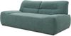 DOMO Collection Cesena, 2 Sitzer, Microfaser petrol, 200 cm Bild 2