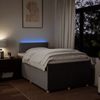 vidaXL Boxspringbett mit Matratze Taupe 120x200 cm Stoff 3288944 Bild 5