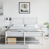 vidaXL Nachttische 2 Stk. Weiß 36x39x43,5 cm Stahl 846637 Bild 3