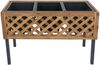 Hochbeet HWC-P86, Blumen-/Pflanzkasten Pflanzgefäß, In-/Outdoor Akazie Holz FSC®-zertifiziert 59 x 82 x 32 cm ~ braun Bild 5