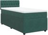 vidaXL Boxspringbett mit Matratze Dunkelgrün 90x190 cm Samt 3287623 Bild 2