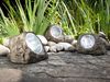 LED DEKO Solarsteine für den Garten & Außenbereich - 6er SET, grau Bild 4