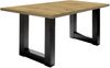 Esstisch ausziehbar Eila 7 140 x 90 x 75 Esszimmertisch Schwarzstahl/Asteiche 13364-140 Bild 3