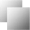 vidaXL Wandspiegel 2 Stk. 40x40 cm Quadratisch Glas 3051621 Bild 1