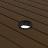 Gartentisch TOMMI Braun 81,5x81,5x72 cm Stahl | Outdoortisch Bistrotisch Terrassentisch Bild 5