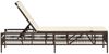 vidaXL Sonnenliege mit Auflage Braun Poly Rattan 4002738 Bild 5