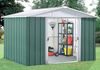 Yardmaster Metall-Gerätehaus "Bayern" Modell 1013, grün, 11,03 m²,mit Bodenrahmen Bild 2