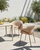 Gartenstuhl 2er Set METEORA Kunststoff Beige Bild 3