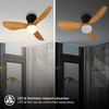 Briloner Leuchten LED Deckenleuchte mit Ventilator dimmbar CCT Deckenventilator mit Licht Schlafzimmer, LED fest integriert, CCT, 3000-6500K, 78x26 cm, Schlafzimmer, Wohnzimmer, Esszimmer, Flur, Küche Bild 3