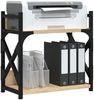 vidaXL Druckerständer 2 Ablagen Sonoma-Eiche 40x20x40 cm Holzwerkstoff 833991 Bild 3