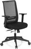 hjh OFFICE Profi Bürostuhl CONISTON Stoff/Netzstoff Schwarz Bild 1
