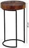 Beistelltisch Tisch BIMA 28x28x45 cm Sheesham Massivholz Bild 3