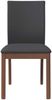 vidaXL Esszimmerstühle mit Kissen 2 Stk. Braun Massivholz Gummibaum 4102449 Bild 5